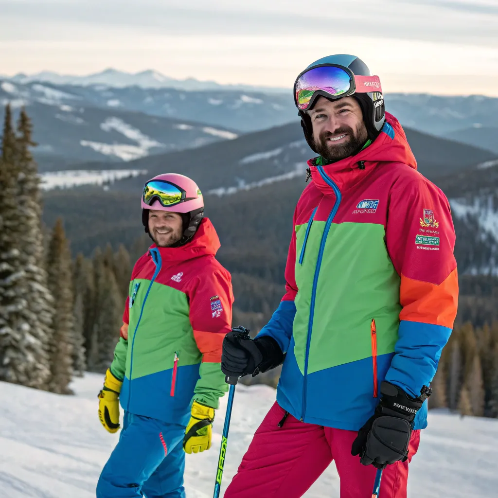Professional ski instructors at XYNTHALIS